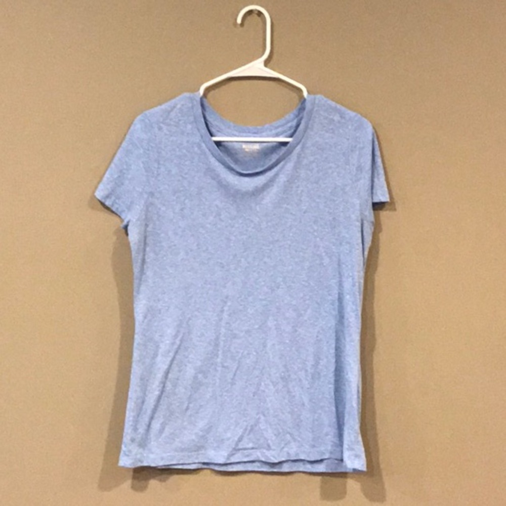 Light blue short sleeved shirt